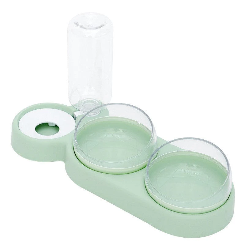 3 in 1 Elevated Pet Bowl With Water Fountain - Image 3