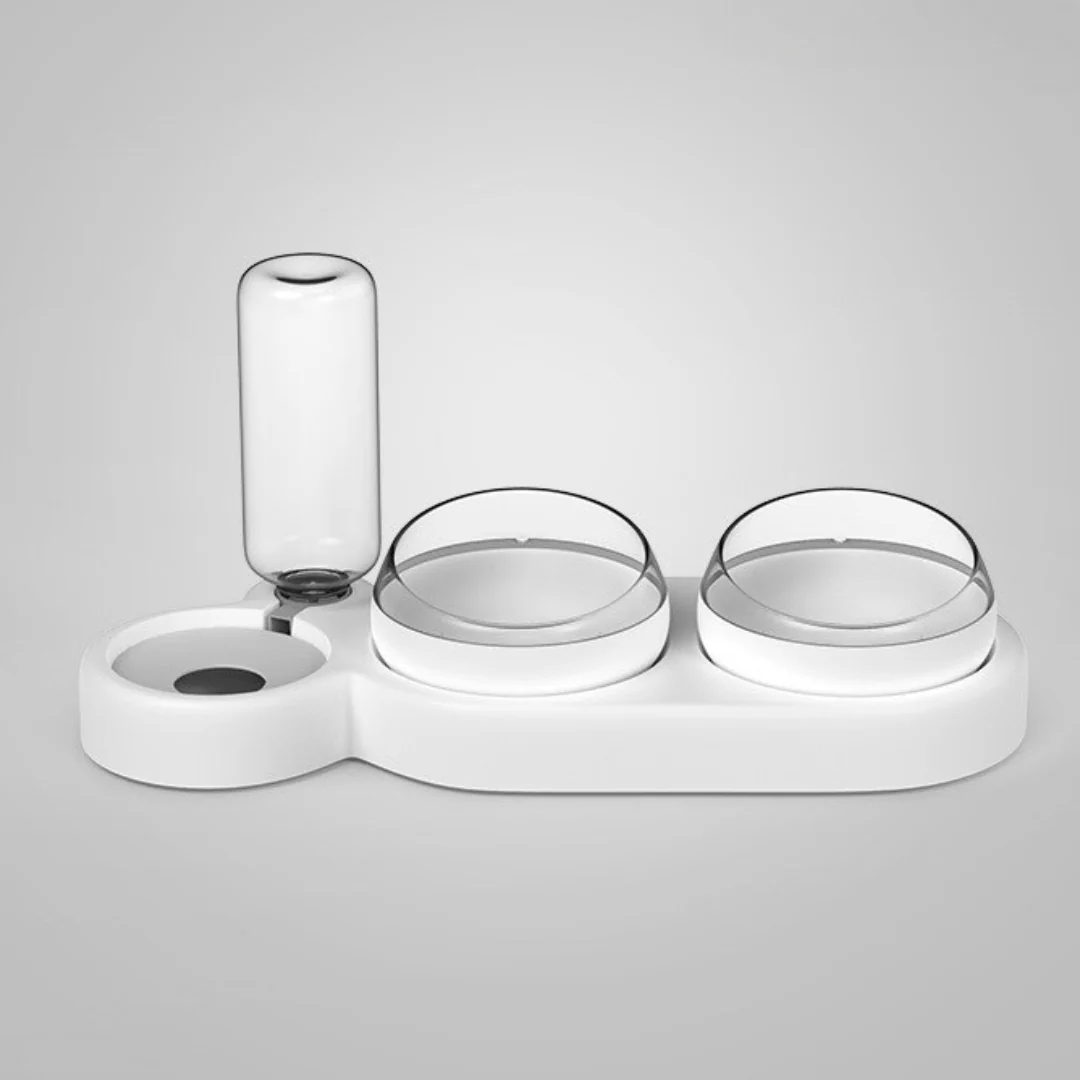 3 in 1 Elevated Pet Bowl With Water Fountain - Image 6