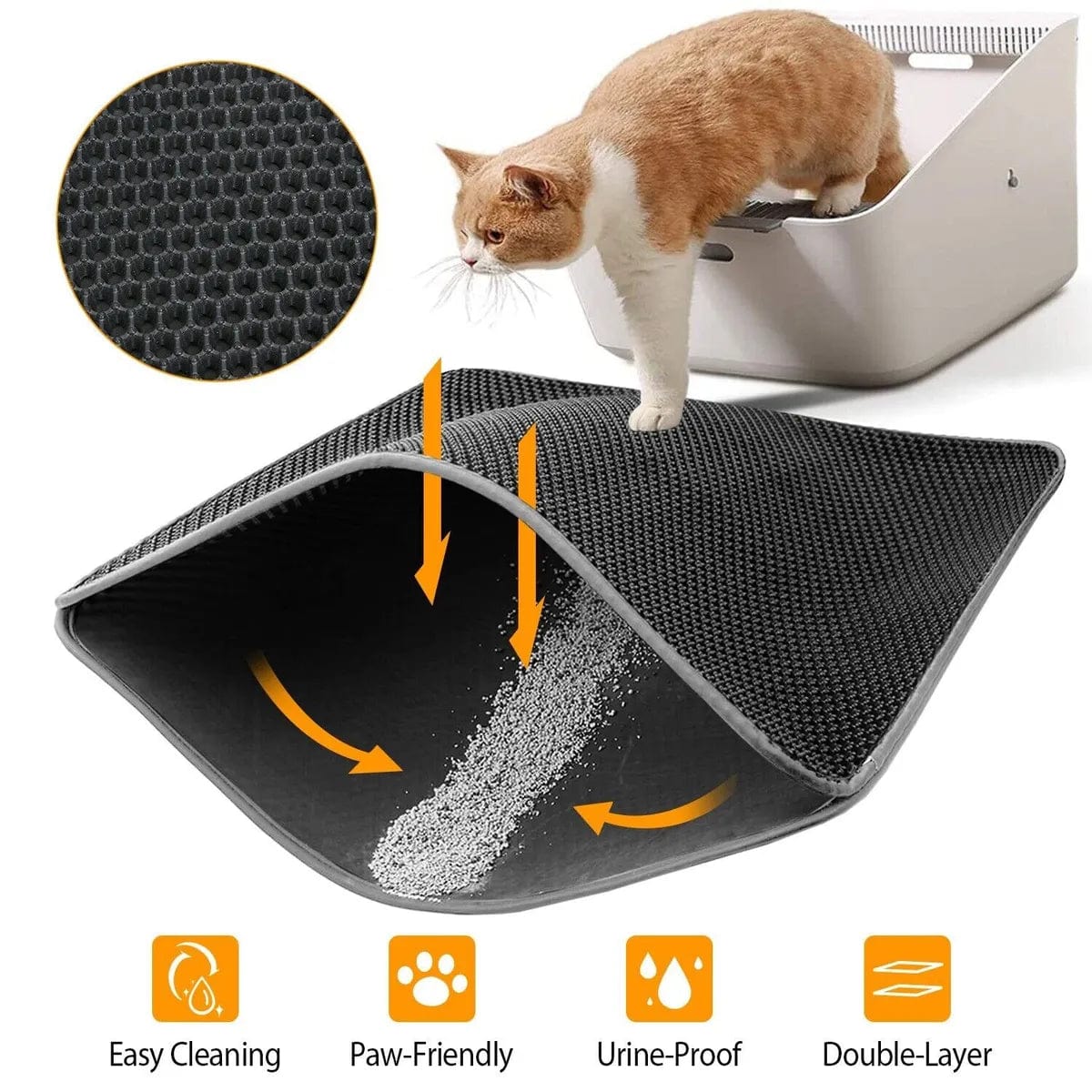 Double Layer Cat Litter Mat - Image 4