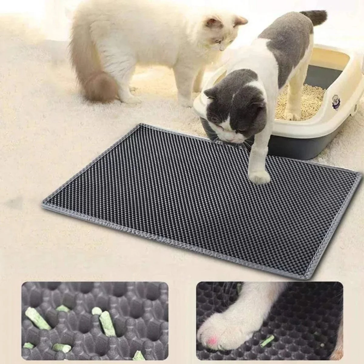 Double Layer Cat Litter Mat - Image 9