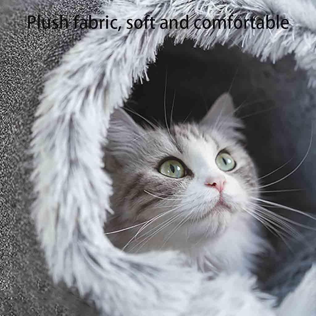 Plush Fur Lined Cat Cave - Image 3
