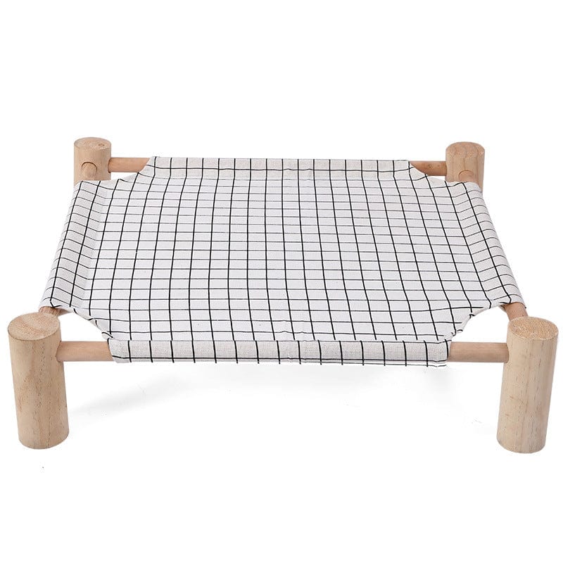 Elevated Wood and Canvas Hammock - Image 5