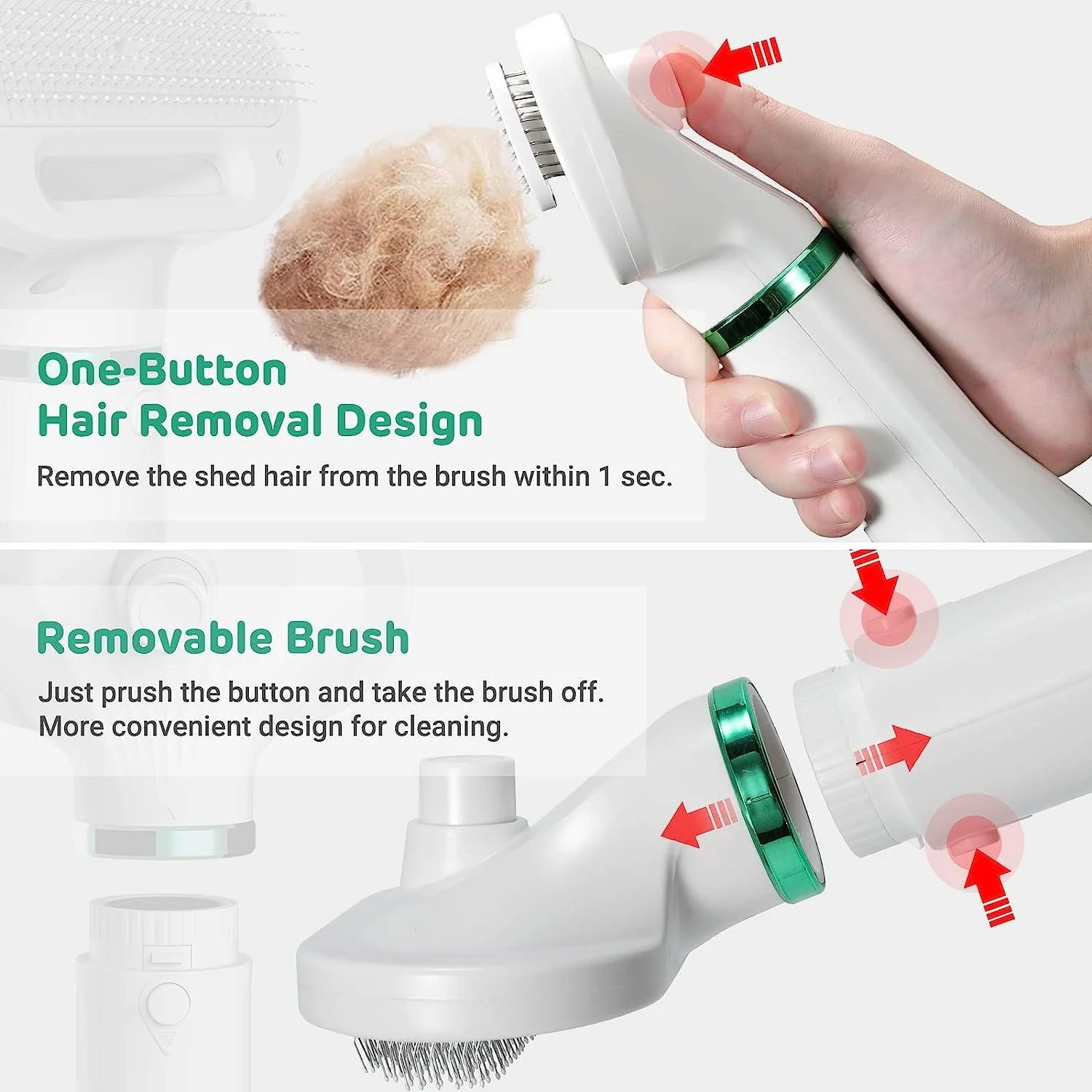 Ez Groom Pet Hair Dryer Comb - Image 6