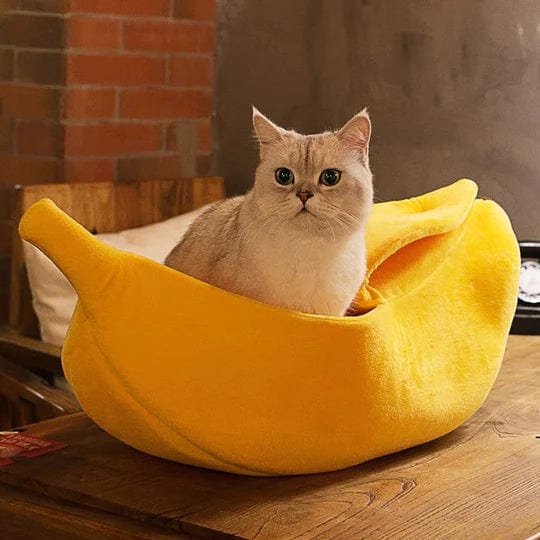 Kawaii Banana Pod Pet Bed - Image 9