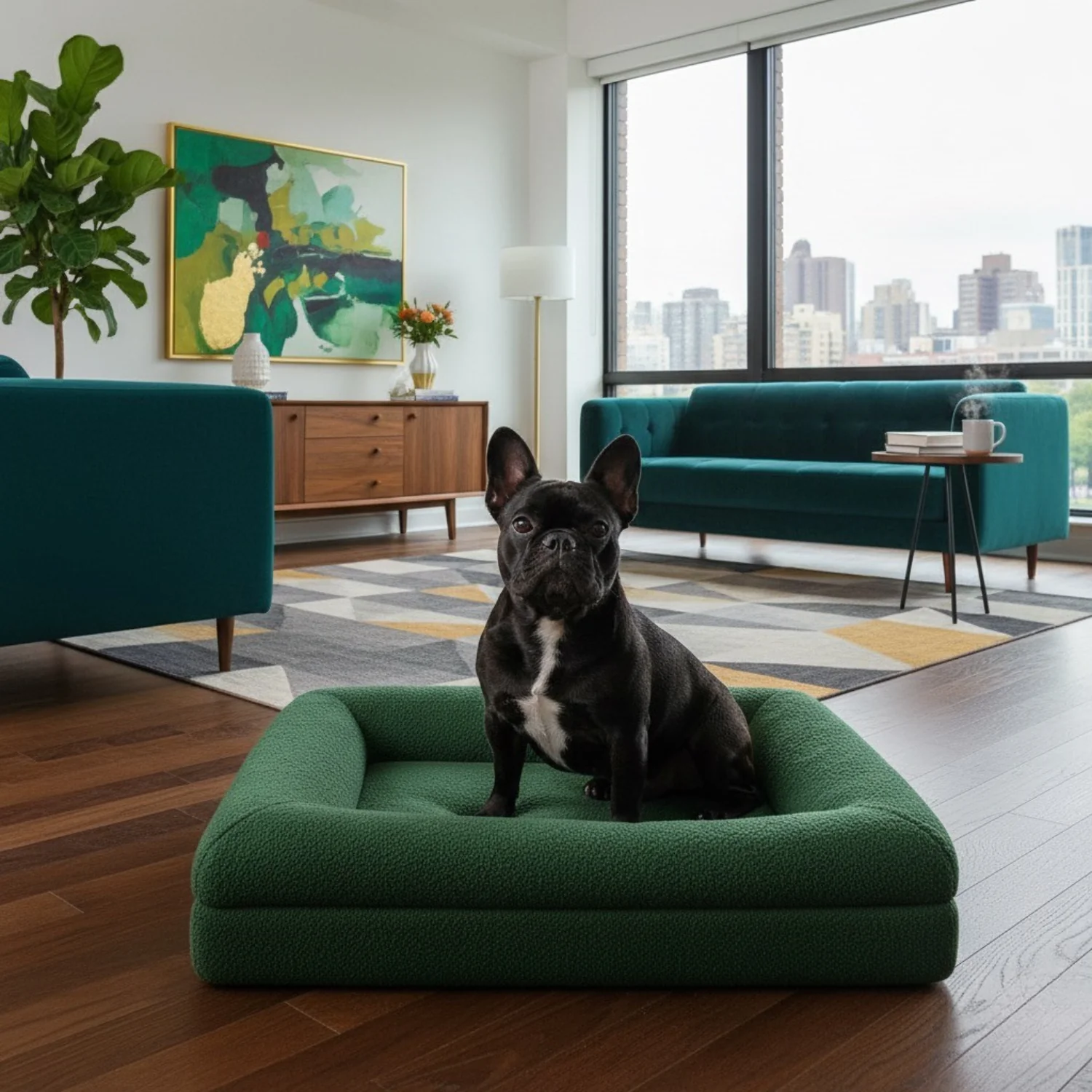 Luxury Bouclé Memory Foam Dog Bed - Image 13