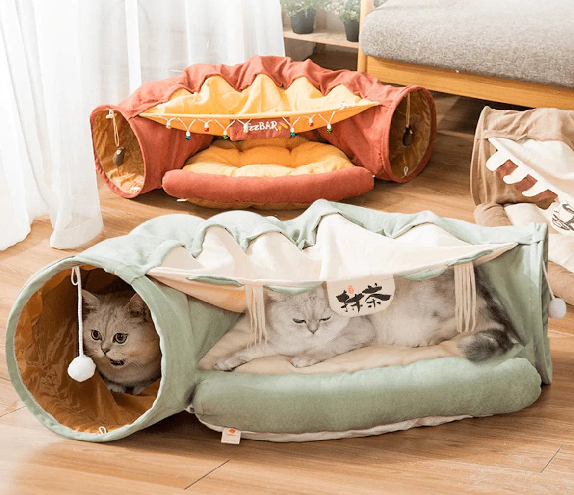 Plush Burrowing Cat Tunnel - Image 3