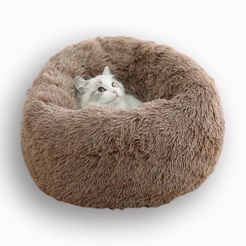 Plush Calming Cat Bed Removable Cover - Image 4