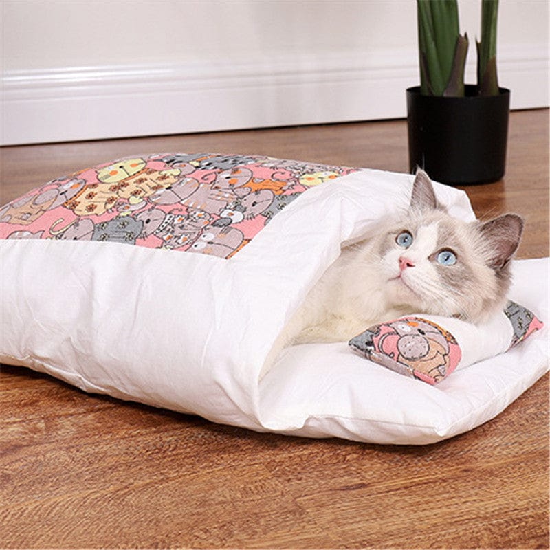 Calming Cat Cave Sleeping Bag - Image 7