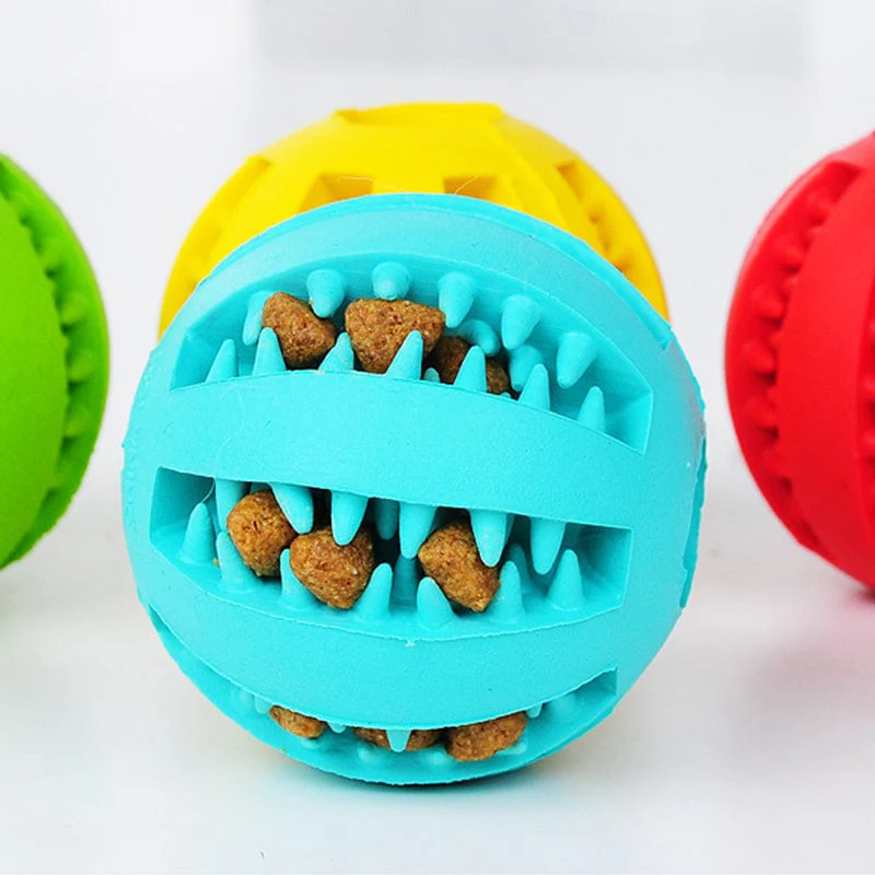 Slow Feeder Rubber Treat Ball - Image 4