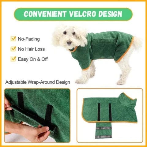 Super Absorbent Pet Bathrobe - Image 6