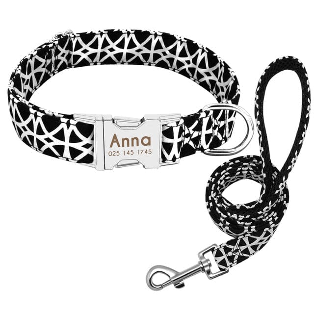 Trendy Personalisable Collar and Leash Sets - Image 8
