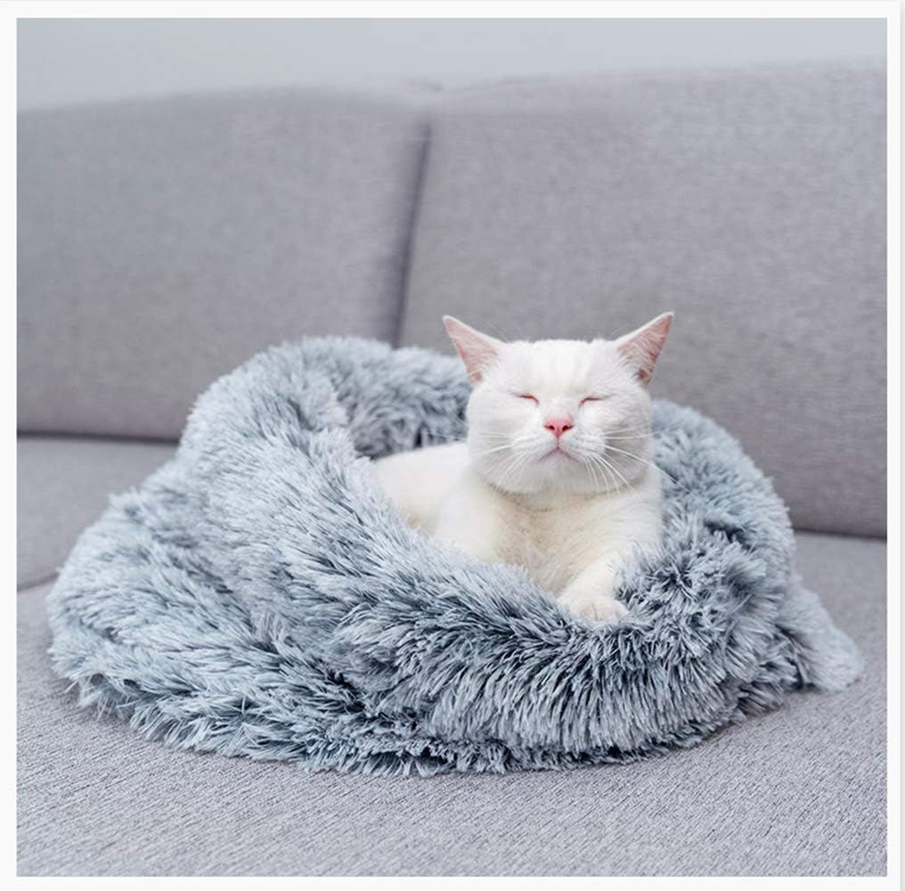 Warm Sleeping Bag Plush Cat Nest - Image 3