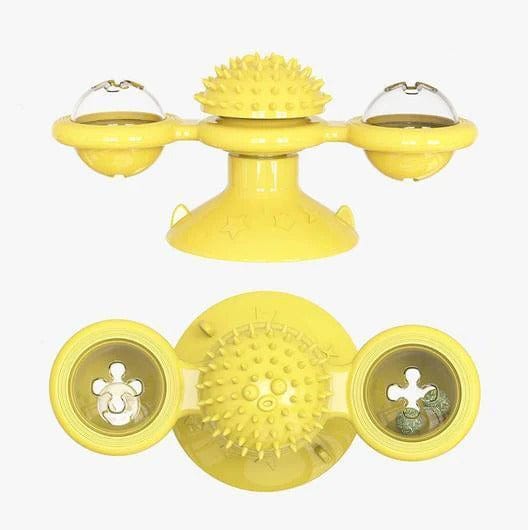 Windmill Rotating Suction Cup Spinning Cat Toy - Image 10